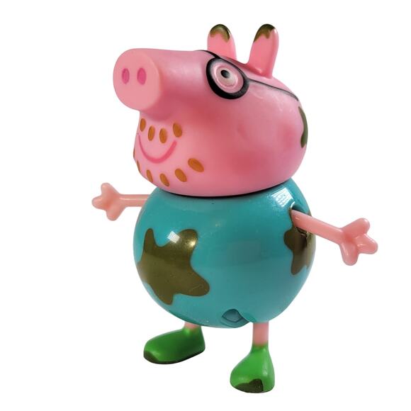 Peppa Pig Figures 9pc Family Friends Kid Toys Cake Toppers Set Action Figure Lot - Picture 10 of 13